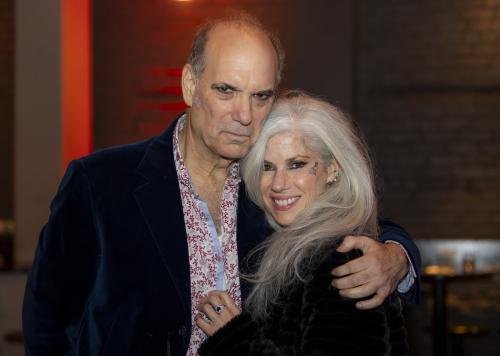 The happy (lol) couple. With artist (on this night makeup) Jaye Portigal. It was a long night. I was in my fiercest Alice Cooper mode. Until next time.